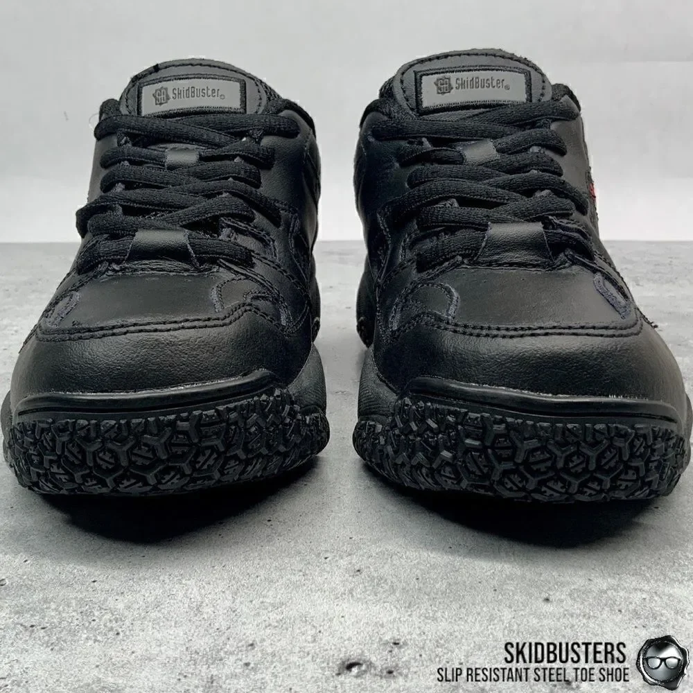 SKIDBUSTER WOMEN’S SLIP RESISTANT ATHLETIC WORK SHOES 5055 IN BLACK SIZE 5.5 NEW